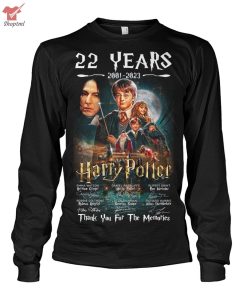Harry Potter 22 Year 2001 2023 Thank You For The Memories Signature Shirt Hoodie