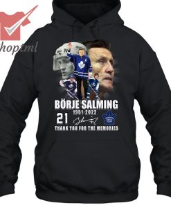 Borje Salming Thank You for the memories 1951 20220 shirt