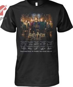 Harry Potter welcome back to where the magic began signature shirt
