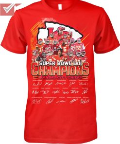 Super bowl lvii champions kansas city chiefs signature shirt