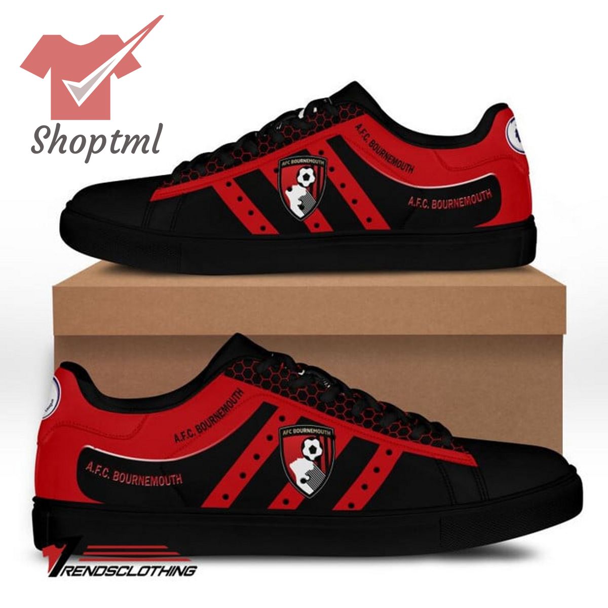 A.F.C. Bournemouth 2023 stan smith skate shoes
