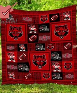 Arkansas State Red Wolves Collected Ncaa Quilt Blanket