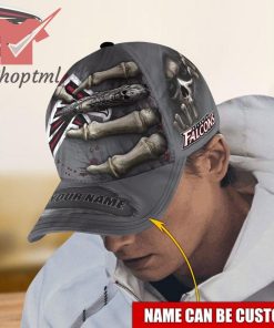 Atlanta Falcons Hand Bones NFL Custom Name Classic Cap