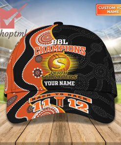 BBL Champions Perth Scorchers Back to Back Custom Name Classic Cap