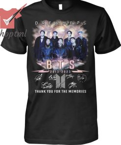 BTS Dreamers Thank You For The Memories Signature Shirt