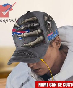 Buffalo Bills Hand Bones NFL Custom Name Classic Cap