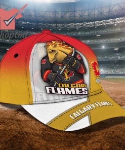 Calgary Flames Custom Name Classic Cap
