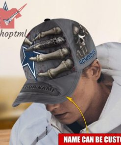 Dallas Cowboys Hand Bones NFL Custom Name Classic Cap