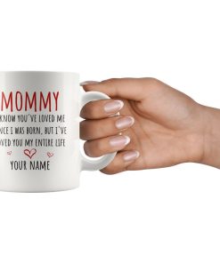 Mommy I Know You've Love Me Since I Was Born Custom Name Mug