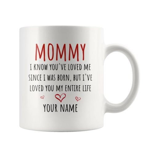 Mommy I Know You’ve Love Me Since I Was Born Custom Name Mug