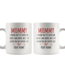 Mommy I Know You've Love Me Since I Was Born Custom Name Mug