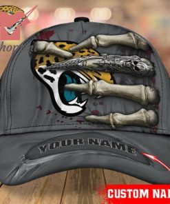 Jacksonville Jaguars Hand Bones NFL Custom Name Classic Cap