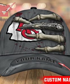 Kansas City Chiefs Hand Bones NFL Custom Name Classic Cap