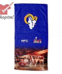 Los Angeles Rams Super Bowl LVI Beach Towel