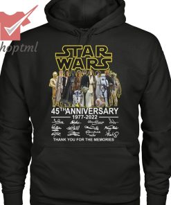 Star Wars 45th Anniversary Thank You For The Memories Signature Shirt