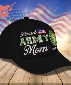 US Armed Force Proud Army Mom Custom Embroidered Cap