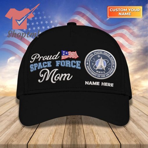 US Armed Force Proud Space Force Mom Custom Embroidered Cap