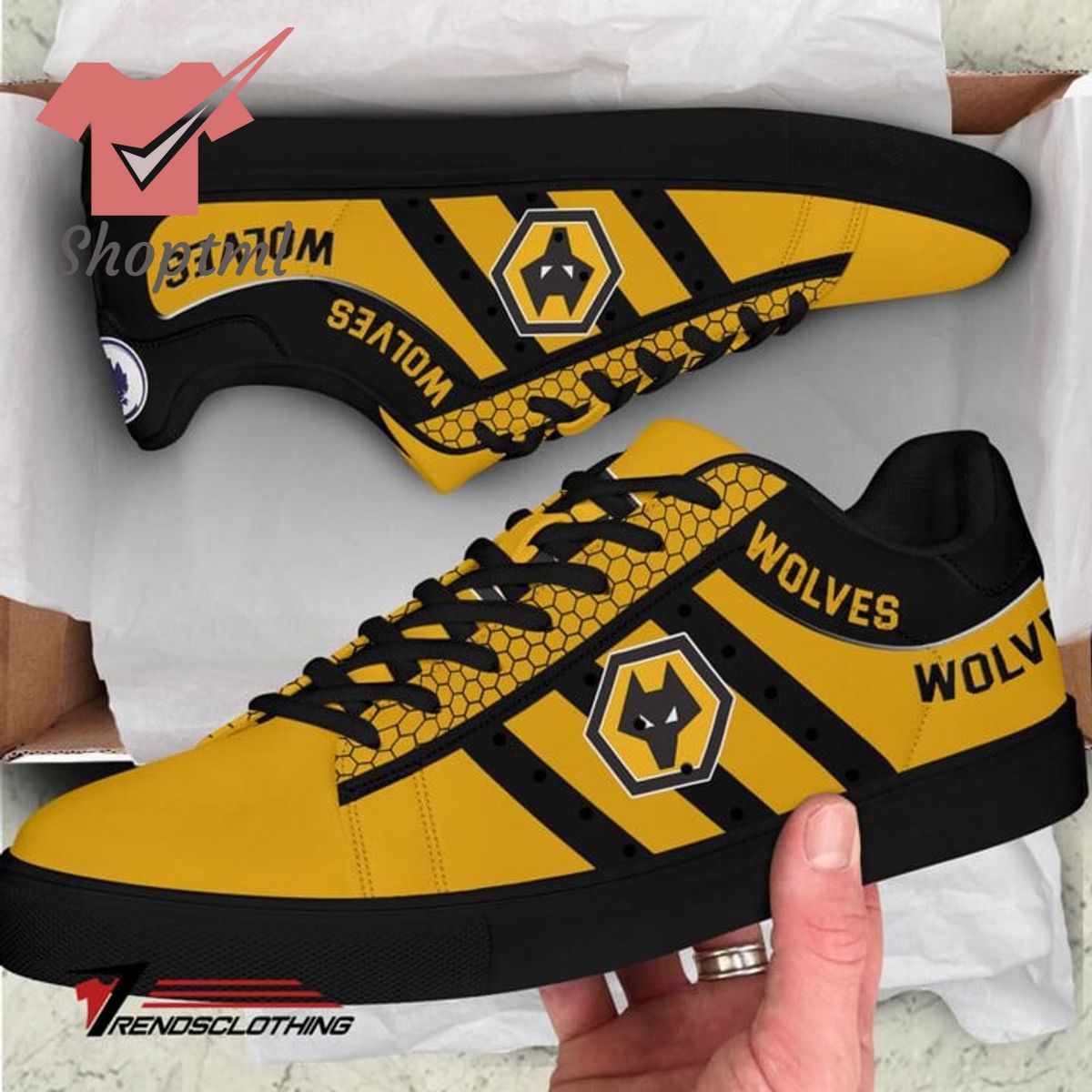 Wolverhampton Wanderers F.C 2023 stan smith skate shoes