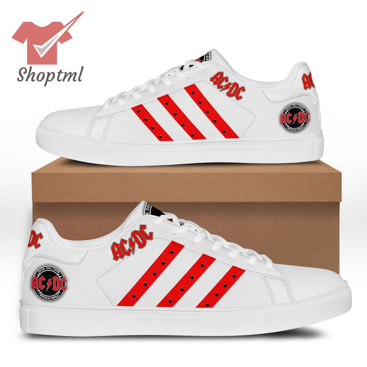 ACDC Band stan smith shoes