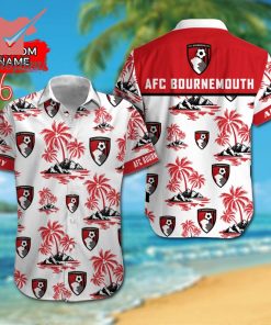 AFC Bournemouth EPL Custom Name Hawaiian Shirt And Short