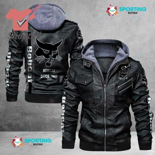 Bobcat leather jacket