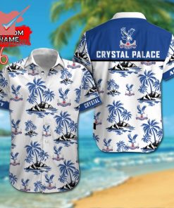 Crystal Palace F.C EPL Custom Name Hawaiian Shirt And Short
