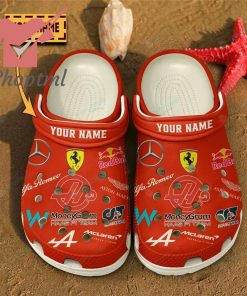 Haas F1 Team Custom Name Classic Crocs