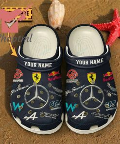 Mercedes-AMG PETRONAS F1 Team Custom Name Classic Crocs