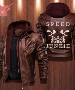 Motorcycle Speed Junkie Leather Jacket
