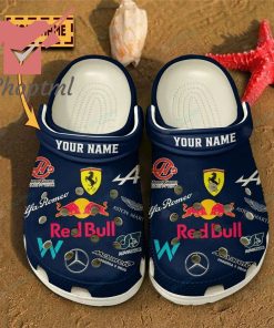 Red Bull Racing Custom Name Classic Crocs