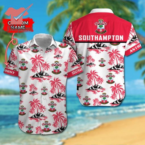 Southampton EPL Custom Name Hawaiian Shirt And Short