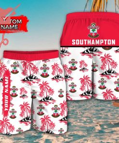 Southampton EPL Custom Name Hawaiian Shirt And Short