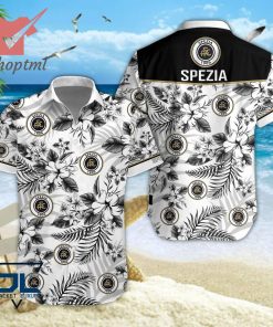 Spezia Calcio Hawaiian Shirt And Short