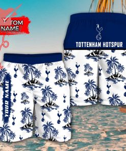 Tottenham Hotspur F.C EPL Custom Name Hawaiian Shirt And Short