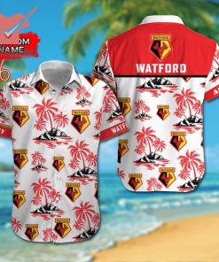 Watford EPL Custom Name Hawaiian Shirt And Short
