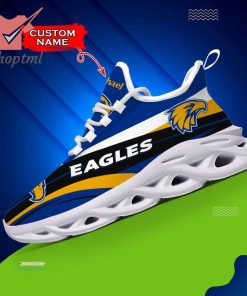 West Coast Eagles AFL Custom name Max Soul Shoes