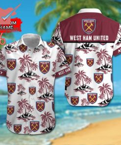 West Ham United F.C EPL Custom Name Hawaiian Shirt And Short