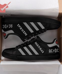AC/DC black grey stan smith low top shoes