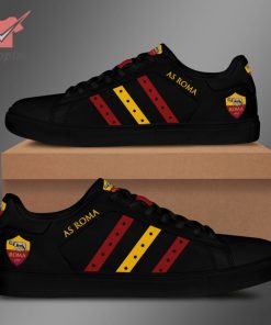 AS Roma Black Stan Smith Shoes Ver 2