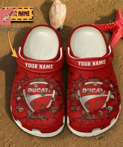 Ducati custom name classic crocs