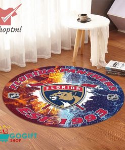 Florida Panthers NHL round rug