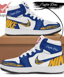 Golden State Warriors 2023 Custom Name High Air Jordan Sneaker