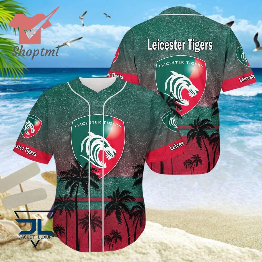 Leicester Tigers rugby baseball shirt