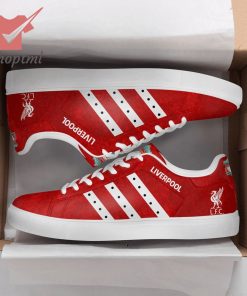 Liverpool red white stan smith adidas shoes
