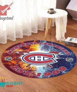 Montreal Canadiens NHL round rug