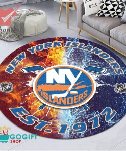 New York Islanders NHL round rug