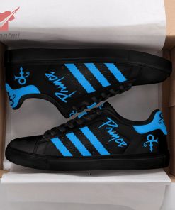 Prince black and blue stan smith shoes