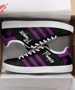Prince black and purple stan smith shoes ver 1