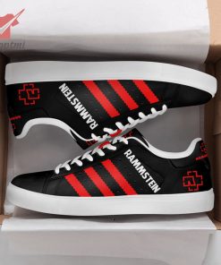 Rammstein Black And Red Stan Smith Shoes Ver 1