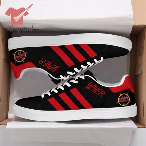 Slayer black red stan smith adidas shoes